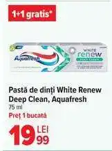 Carrefour Pastă de dinți White Renew Deep Clean, Aquafresh Ofertă