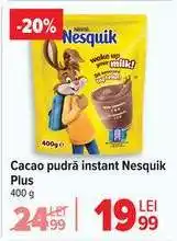 Carrefour Cacao pudră instant Nesquik Plus Ofertă