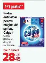 Carrefour Pudră anticalcar pentru mașina de spălat, Calgon Ofertă