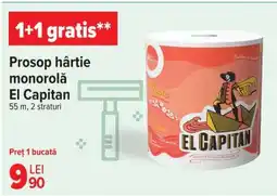 Carrefour Prosoape hârtie monorola El Capitan Ofertă
