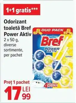 Carrefour Odorizant toaletă, Bref Power Aktiv Ofertă