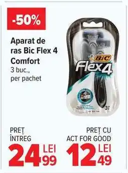 Carrefour Aparat de ras Bic Flex 4 Comfort Ofertă