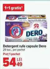 Carrefour Detergent rufe capsule, Dero Ofertă