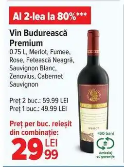Carrefour Vin Budurească Premium Ofertă