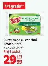 Carrefour Bureți vase cu caneluri Scotch-Brite Ofertă
