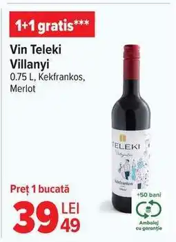 Carrefour Vin Teleki Villanyi Ofertă