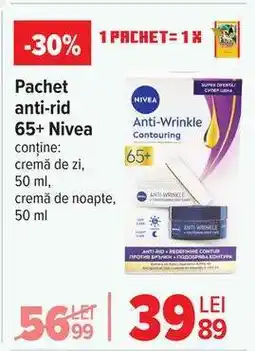 Carrefour Pachet anti-rid 65+ Nivea Ofertă