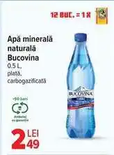 Carrefour Apă minerală naturală Bucovina Ofertă