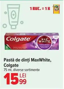 Carrefour Pastă de dinți MaxWhite Colgate Ofertă
