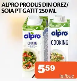 Unicarm Alpro produs din orez/ soia pt gatit Ofertă