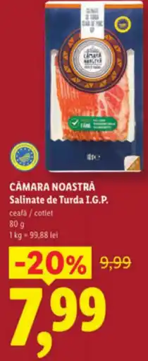 Lidl CAMARA NOASTRA Salinate de Turda I.G.P. Ofertă