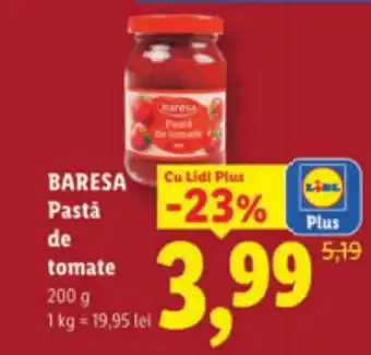 Lidl BARESA Pastǎ de tomate Ofertă