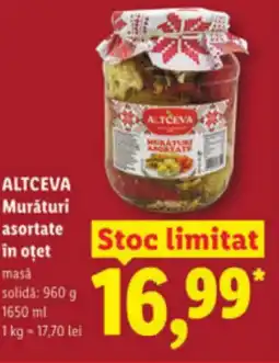 Lidl ALTCEVA Murături asortate in oțet Ofertă