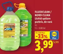 Lidl FLUIDCLEAN/ NORD CLEAN Lichid spălare parbriz, de vară Ofertă