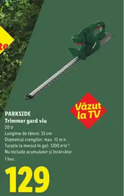 Lidl PARKSIDE Trimmer gard viu Ofertă