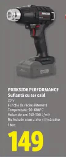 Lidl PARKSIDE PERFORMANCE Suflantă cu aer cald Ofertă