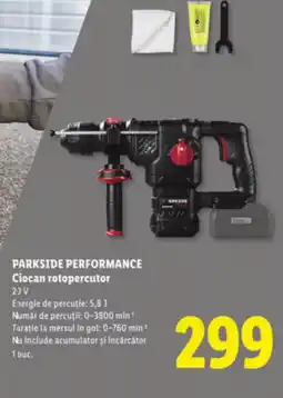 Lidl PARKSIDE PERFORMANCE Ciocan rotopercutor Ofertă