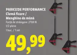 Lidl PARKSIDE PERFORMANCE Clemă fixare/ Menghine de mână Ofertă