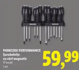 Lidl PARKSIDE PERFORMANCE Şurubelnite cu vârf magnetic Ofertă