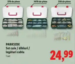Lidl PARKSIDE Set cuie/dibluri / legături cablu Ofertă