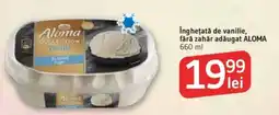 Supeco Îngheţată de vanilie, fără zahăr adăugat ALOMA Ofertă