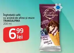 Supeco Îngheţată vafǎ cu aromă de afine şi mure TRANSALPINA Ofertă