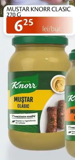 Unicarm MUSTAR KNORR CLASIC 270g Ofertă