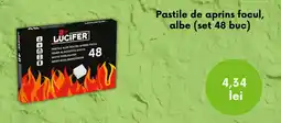 Leroy Merlin Pastile de aprins focul, albe (set 48 buc) Ofertă