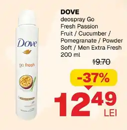 Annabella DOVE deospray Go Fresh Passion Ofertă