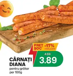 Diana Supermarket CÂRNAŢI DIANA pentru grătar Ofertă