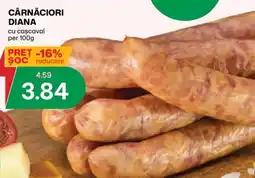 Diana Supermarket Cârnăciori diana cu caşcaval Ofertă