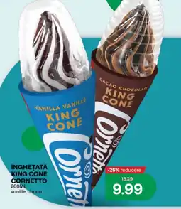Diana Supermarket Înghețată king cone cornetto Ofertă