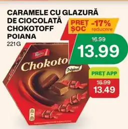 Diana Supermarket Caramele cu glazură de ciocolată chokotoff ροιανα Ofertă