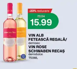 Diana Supermarket Vin alb fetească regală/ demisec vin rose schwaben recas demidulce Ofertă