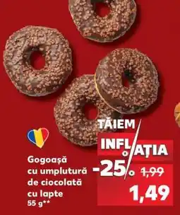 Kaufland Gogoasă cu umplutură de ciocolată cu lapte Ofertă