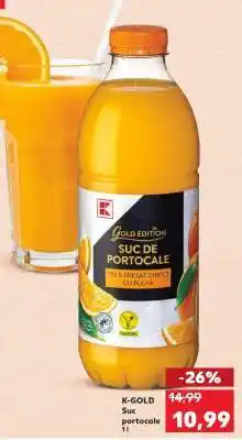 Kaufland K-GOLD Suc portocale 1l Ofertă