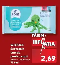 Kaufland WICKIES Șervețele umede pentru copii Ofertă