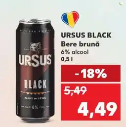 Kaufland URSUS BLACK Ofertă