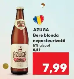 Kaufland AZUGA Bere blondă nepasteurizată Ofertă
