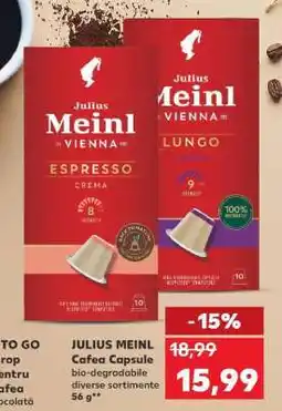 Kaufland JULIUS MEINL Cafea Capsule Ofertă
