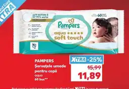 Kaufland PAMPERS Şerveţele umede pentru copii Ofertă