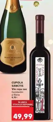 Kaufland CUPOLA SANCTIS Vin roșu sec Constantin și Elena 0,75 l Ofertă