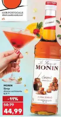 Kaufland MONIN Sirop Ofertă