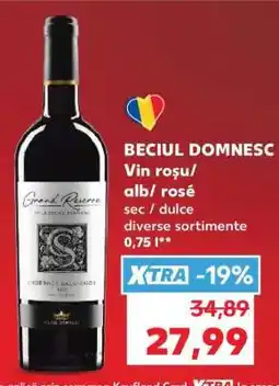 Kaufland BECIUL DOMNESC Ofertă