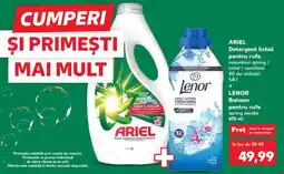 Kaufland ARIEL Detergent lichid și LENOR Balsam Ofertă