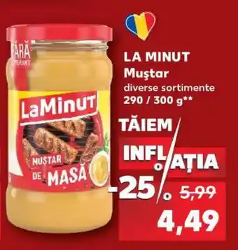 Kaufland LA MINUT Muștar Ofertă