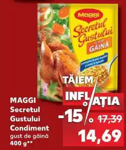 Kaufland MAGGI Secretul Gustului Condiment gust de găină 400 g Ofertă