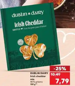 Kaufland DUBLIN DAIRY Irish cheddar mix Ofertă