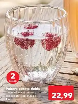 Kaufland Pahare perete dublu Ofertă