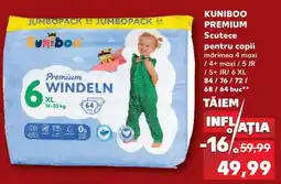 Kaufland KUNIBOO PREMIUM Scutece pentru copii Ofertă